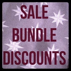 Bundle items for a discount. ALL MUST GO